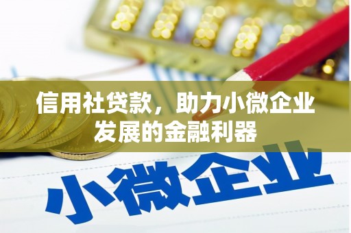 栖霞信用社贷款，助力小微企业发展的金融利器
