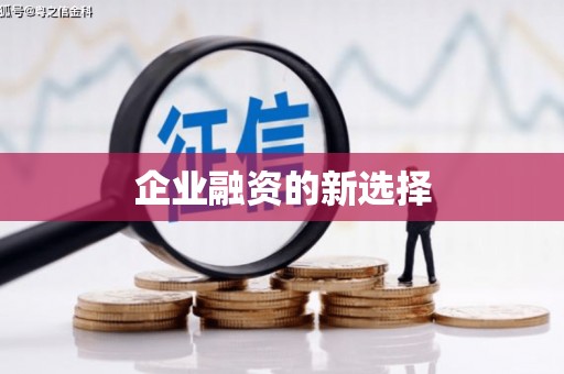 栖霞企业融资的新选择