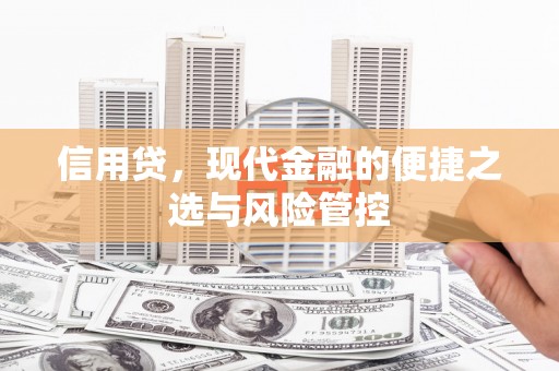 栖霞信用贷，现代金融的便捷之选与风险管控